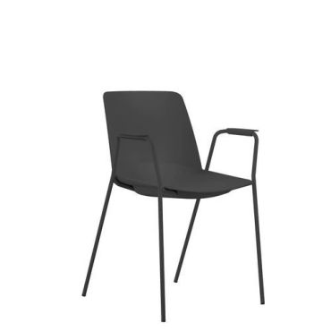 Lanab - Spexhult Runkotuoli Nelijalkainen - Musta - Käsinojallinen - 60cm Leveys