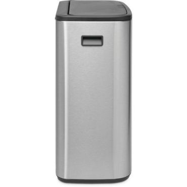 Brabantia - Roskakori Touch BO 60L - Matta ruostumaton teräs - Soft-Touch avaus