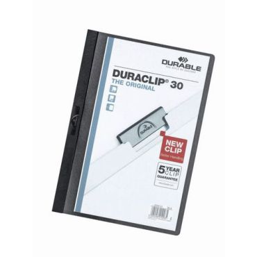 Durable - Duraclip-kansiot joissa on 30 mm:n seläke eri värejä