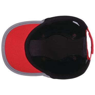 Manutan Expert - Turvalippis Look - Punainen - ABS-kuori puuvilla/polyesteri-sisäosa 54-59 cm EN 812