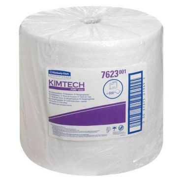 Kimtech - Puhdistusliina erikoistiloihin - Valkoinen Polypropeeni 340x380mm 600 arkkia/rulla