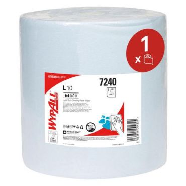 Wypall - Yleispaperi L20 sininen - 1-kerroksinen 1000 arkkia/pakkaus - Tehokas puhdistus