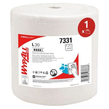 Wypall - Yleispaperi L30 ULTRA - 1000 arkkia valkoinen 370x380 mm rulla