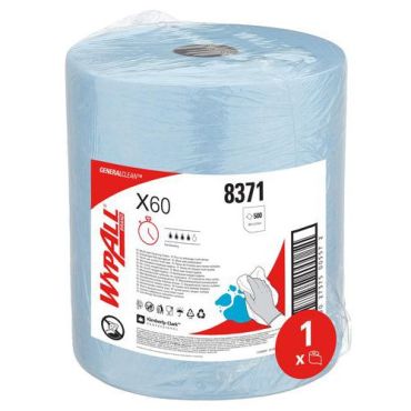 Wypall - Paperipyyhkeet rulla sininen X60 General - 650 arkkia/pakkaus - Kuituliina teollisuuteen