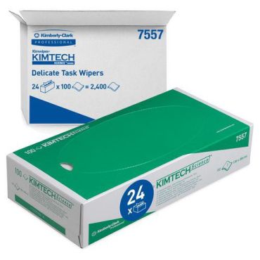 Kimtech - Puhdistusliina 100 arkkia - Valkoinen 200x205mm - 2 kerrosta