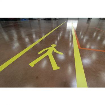 Gergosign - Pvc-lattiamerkintäliima keltainen henkilön kuva