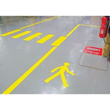 Gergosign - Pvc-lattiamerkintäliima keltainen henkilön kuva