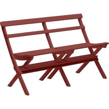 Hillerstorp - Torpet taitettava 2-paikkainen sohva oranssi 126 cm ulkokäyttöön