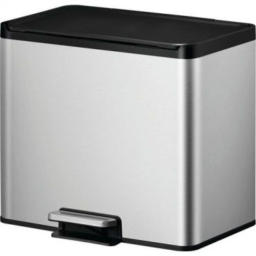 Eko - Roskakori polkimella essential recycler step bin 20+9 l matta ruostumatonta terästä