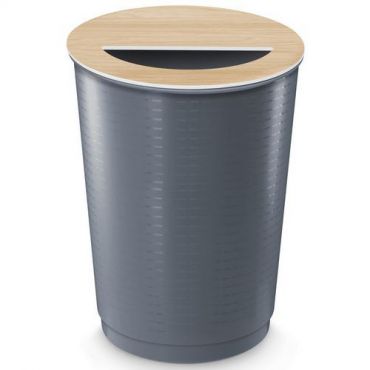 Cep - Maxig hygien roskakori - harmaa/pyökki - 40l - cep