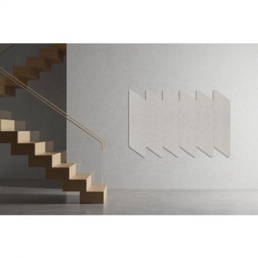 Smit visual - Seinäpaneeli akustinen parallelogrammi harmaa vaalea