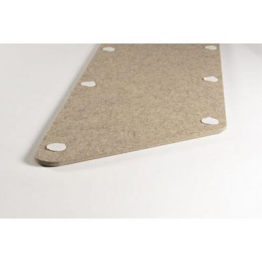 Smit visual - Seinäpaneeli akustinen parallelogrammi beige