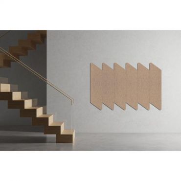 Smit visual - Seinäpaneeli akustinen parallelogrammi beige