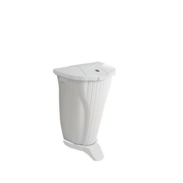 Tts - Seinälle kiinnitettävä wall-up-poljinroska-astia – 50 l