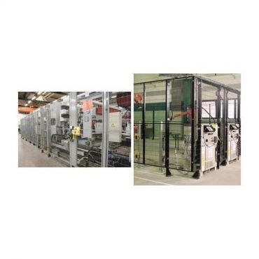 Troax - Konesuoja 700x2050 mm harmaa smart fix elementit st 20