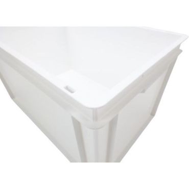 UTZ - Muovilaatikko 60 L Valkoinen - 600x400x325 mm - Kierrätettävä - Varastointiin ja keittiöön