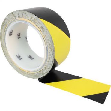 3m - Varoitusteippi keltainen/musta 3m 5702