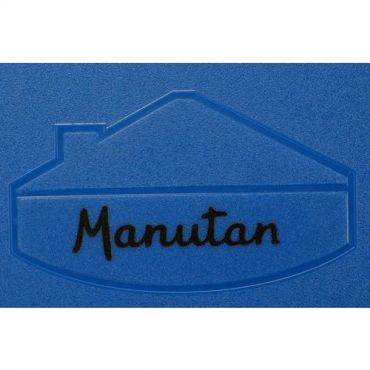 Manutan expert - 80 litran siirrettävä jäteastia jossa poljin valkoinen/sininen