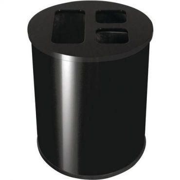 Probbax - 3-osainen lajitteluastia 40 l musta