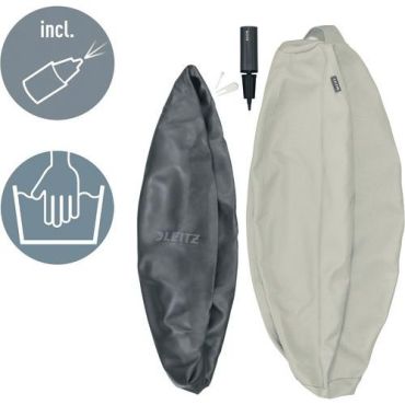 Leitz Ergo Active aktiivipallo - 75 cm vaaleanharmaa - Tasapainottava lisäpaino max 150 kg