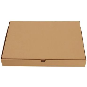 Matalaprofiilinen postilaatikko 430x310x50 mm - Kierrätettävä pahvi kellanruskea