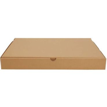 Matalaprofiilinen postilaatikko 430x310x50 mm - Kierrätettävä pahvi kellanruskea