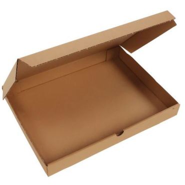 Matalaprofiilinen postilaatikko 430x310x50 mm - Kierrätettävä pahvi kellanruskea