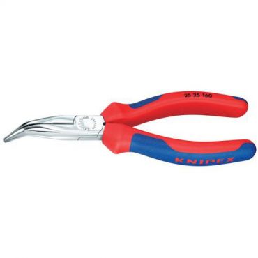 Knipex - Pihdit puolipyöreillä leuoilla 160 mm kulmassa leikkuureunalla - kromattu