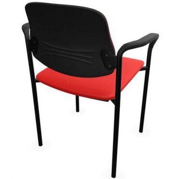 Nowy Styl - Tuoli Style punainen - Kangas Teräsjalusta Pinottava Käsinojat