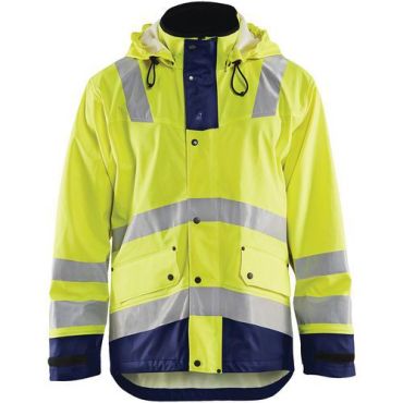 Blaklader - Sadetakki Taso 2 Huomio Keltainen/Mariininsininen XL