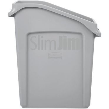 Rubbermaid - Roskakori slim jim 49 l harmaa