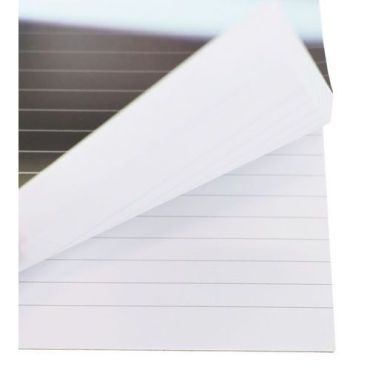 Fastprint - Muistilehtiö A4 - 100 sivua viivoitettu valkoinen - Toimistotarvikkeet