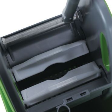 Manutan Expert - Sanko ja puristin 25 L - Vihreä - Kierrätetty 80 % - Ergonominen