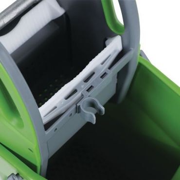 Manutan Expert - Sanko ja puristin 25 L - Vihreä - Kierrätetty 80 % - Ergonominen