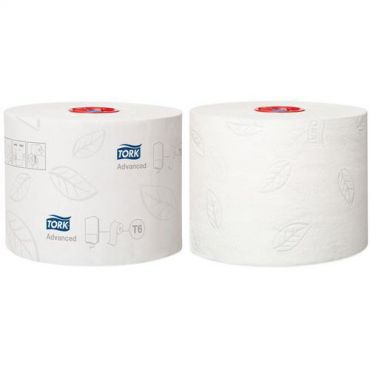 Tork - Tork compact ‐wc-paperi arkin leveys: 9,9 cm väri: valkoinen harmaa