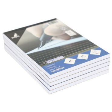 Fastprint - Muistilehtiö A5 - 100 sivua viivoitettu valkoinen - Toimistotarvikkeet