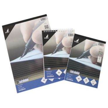 Fastprint - Muistilehtiö A5 - 100 sivua viivoitettu valkoinen - Toimistotarvikkeet