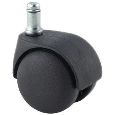 Tente - Työtuolin pyörät - 50 mm nivelpyörät - Musta - 4 kpl sarja