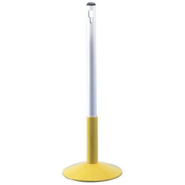 Mottez - Tuhkakuppi kupilla valkoinen putki ja keltainen jalka