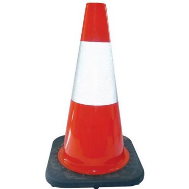 Viso - Varoituskartio 45 cm - Oranssi PVC - Pysäköintiin - Heijastin