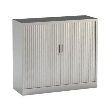 Robberechts - Alumiininen monobloc-kaappi rulo-ovilla - 105x120x43 cm harmaa 2 hyllyä 60 kg/hylly 3v takuu