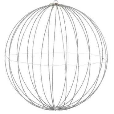 Valkoinen koristepallo 400 led ip44 ajastimella - ø60 cm - Witre