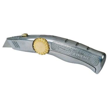 Stanley - Veitsi sisäänvedettävällä terällä 19 mm Titan Fatmax Pro - 10 terää - Alumiinirunko