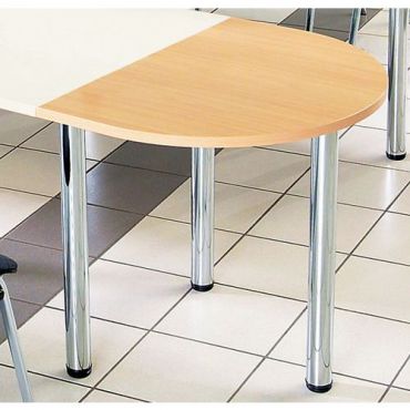 Hammerbacher - Kromattu jalka 72 x 6 sopii kokouspöytä combimodul