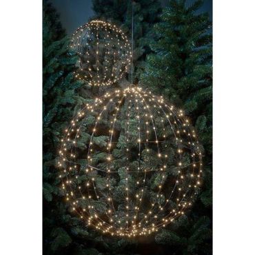 Valkoinen koristepallo 400 led ip44 ajastimella - ø60 cm - Witre