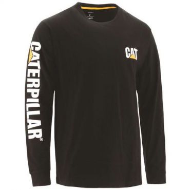 Caterpillar - T-paita pitkähihainen m musta