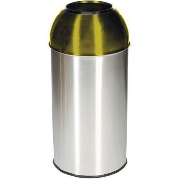 Probbax - Roskakori keltainen kupoli 40l manutan