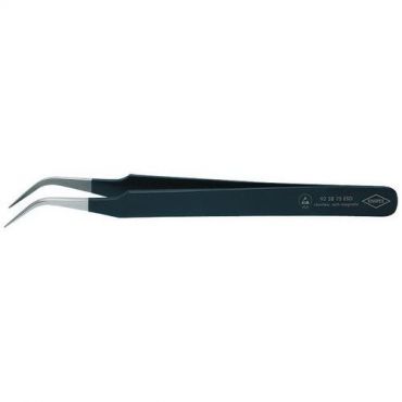 Knipex - ESD-kulmapinsetit 120 mm - Antimagneettinen kromi-nikkeliteräs matta pinta