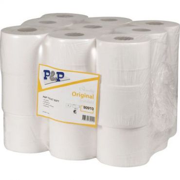 P&p - Wc-paperi soft 85 2-kerros. 27x85 m