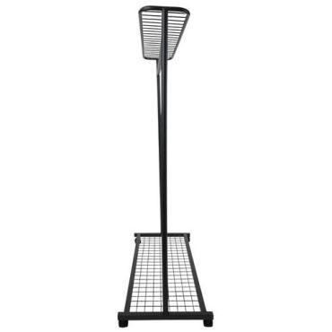 Manutan Expert - Vaateteline pyörillä Smart - 162x110x51 cm - Musta - 45 kg kantavuus